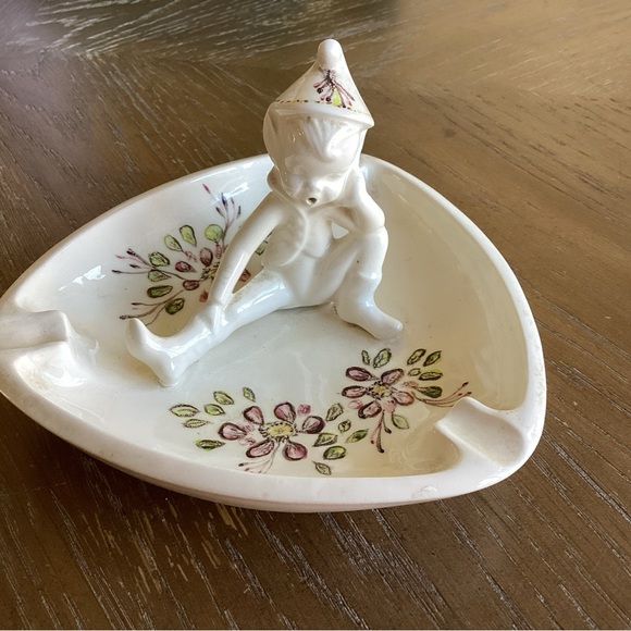Vintage Ceramic Pixie  Ashtray - Picture 1 of 7